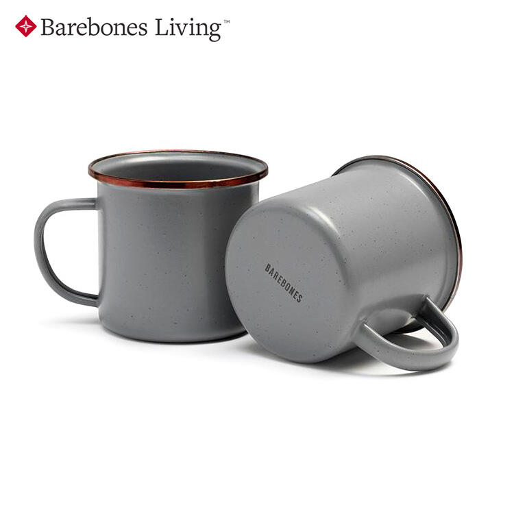 【兩入一組】Barebones 琺瑯陶瓷杯組 CKW-356 水杯 咖啡杯 珐瑯杯 馬克杯 茶杯 飲料杯 【露戰隊】