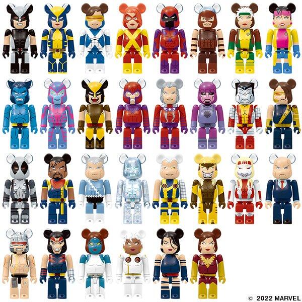 現貨日版Happy Kuji MARVEL『X-MEN』 / Happyくじ“BE@RBRICK” 漫威金鋼