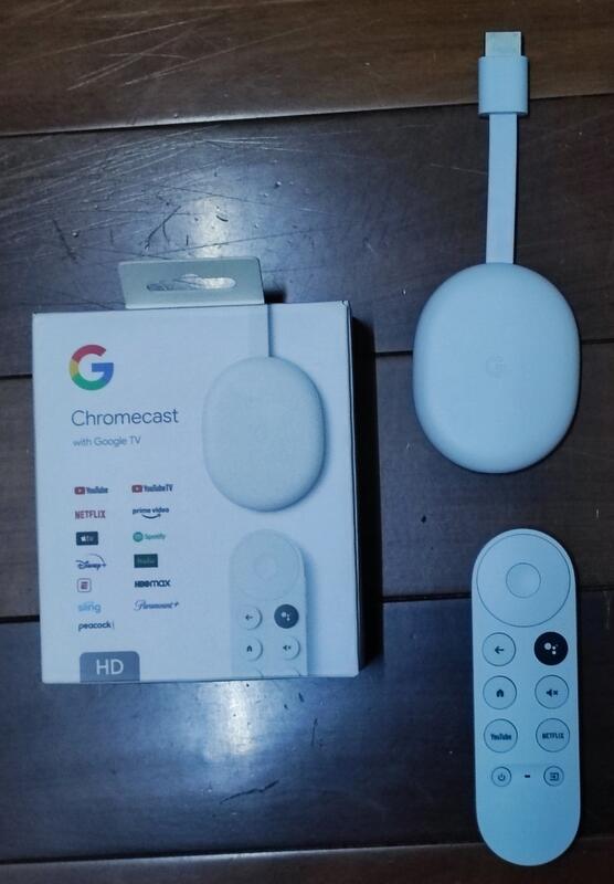 二手 Chromecast with Google tv(HD白)