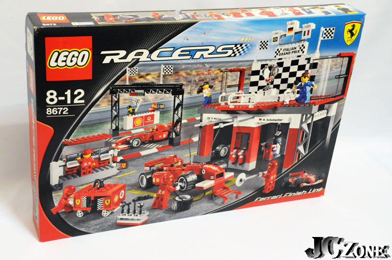 【全新】LEGO 樂高 Racers 8672 Ferrari Finish Line