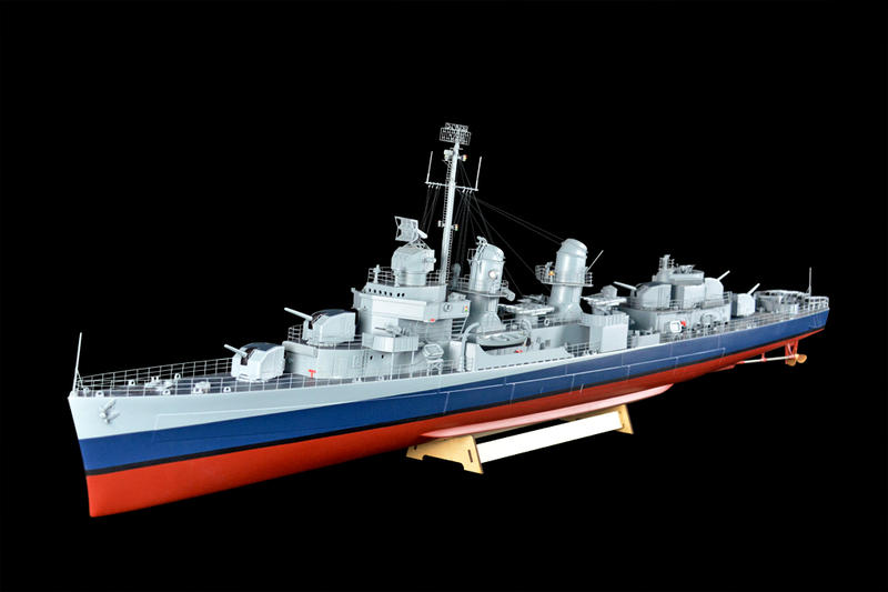 亞雷迪絲1/72 1.6公尺長 美國佛萊契級驅逐艦成品玻纖成品船