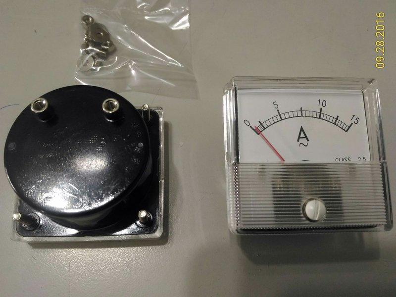 現貨 TH-50 控制盤電錶   指針 電流 0-15A  直接使用不用比流器全新下標數量1就可自行修改$總價 
