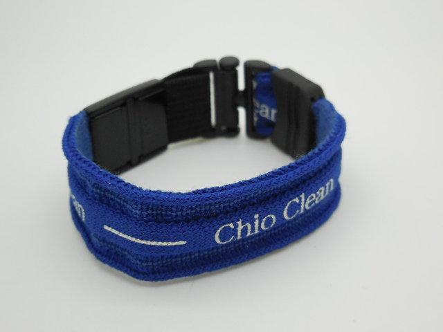 日本Chio Clean鍺纖維Germanium,藍色鍺手環,四種顏色,三種尺寸.健康又時髦!