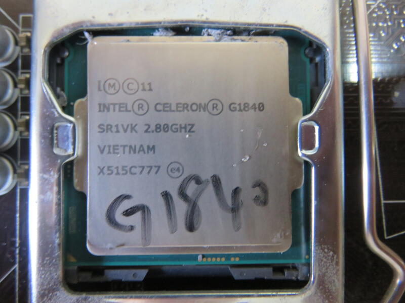 C. 1150CPU-Intel Celeron G1840 雙核心/2.8G/2M 64 位元與 32 直購價50