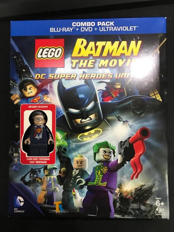LEGO 樂高 超級英雄人偶 超人 限量版 藍光 DVD