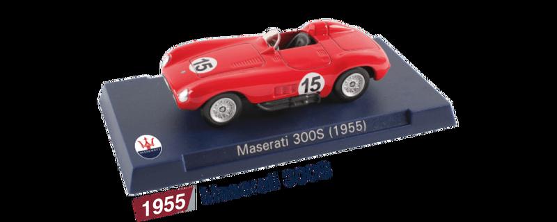 [Bubble Market]7-11 瑪莎拉蒂 1:60 模型車 Maserati 300S 1955 (1號)