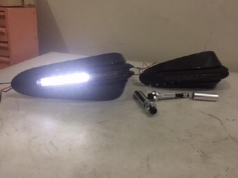 LED燻黑護弓 日行燈 序列式方向燈 越野車 滑胎車重機