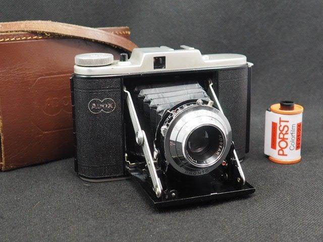 老日本  ADOX 6x6 Adoxar 6.3/75mm底片相機 古董相機