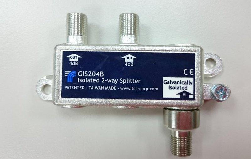 世同電子 突波保護器(一進二出分配) GIS204B