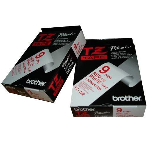 ˇ＊OA-shop＊ˇ含稅含運Brother 9mm 原廠護貝帶系列 TZe-222 TZ-222 透明底黑字(20捲)