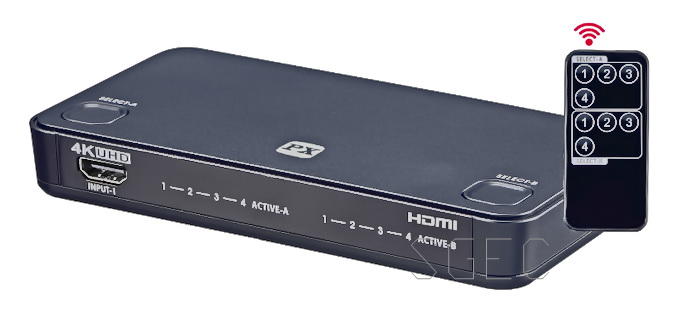 視紀音響 PX 大通 HD2-420 四進二出 HDMI切換分配器 高畫質室內通數位天線 全向接收