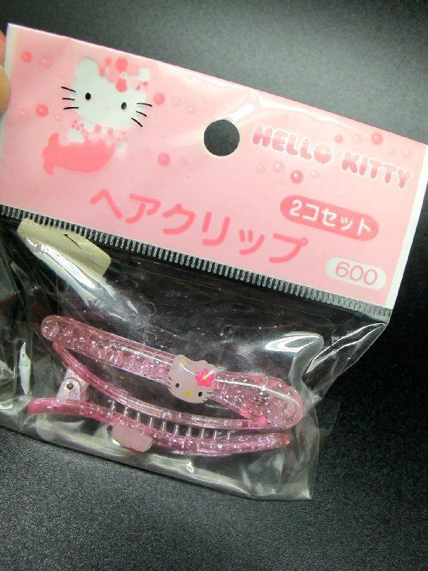 ㊣五號倉庫㊣ sanrio kitty 2000年出品 髮夾