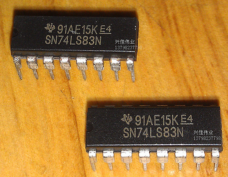 339326"C倉庫" SN74LS83N  DIP封裝 相容HD74LS83P 計數/除法器 W81-190428[3