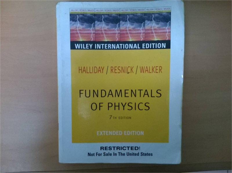 Fundamentals of Physics 第七版 ISBN：0471465089 平裝