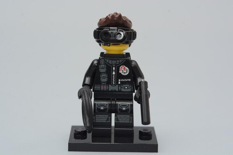 樂高Lego人偶抽抽樂 71013 - #14 (給西很多)特務 特警 間諜 Spy (已拆封)