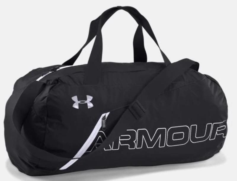 現貨 美國帶回 Under Armour 運動休閒品牌 UA 折疊收納旅行包/ 側背包 防水 輕巧旅行袋