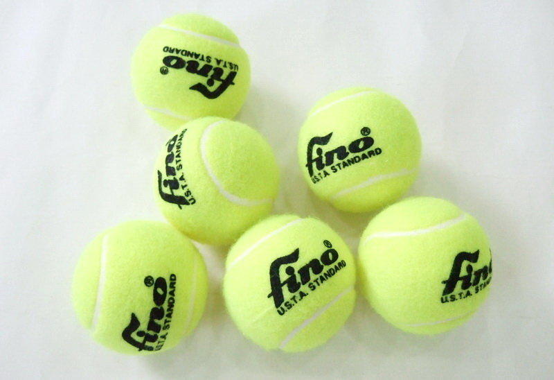 **FINO U.S.T.A STANDARD 網球6入一袋~  另售各式網球拍  !!