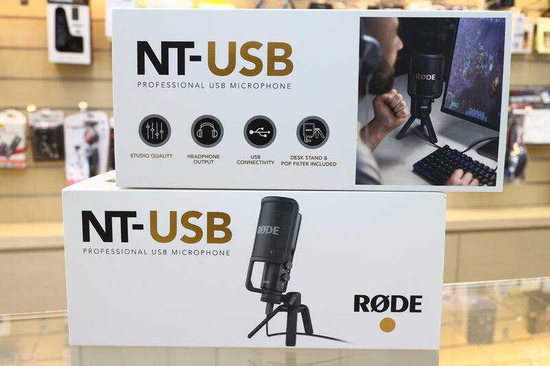 【日產旗艦】 RODE NT-USB NTUSB 多功能錄音室級 USB 麥克風 電容式 錄音室 直播 網紅 正成公司貨