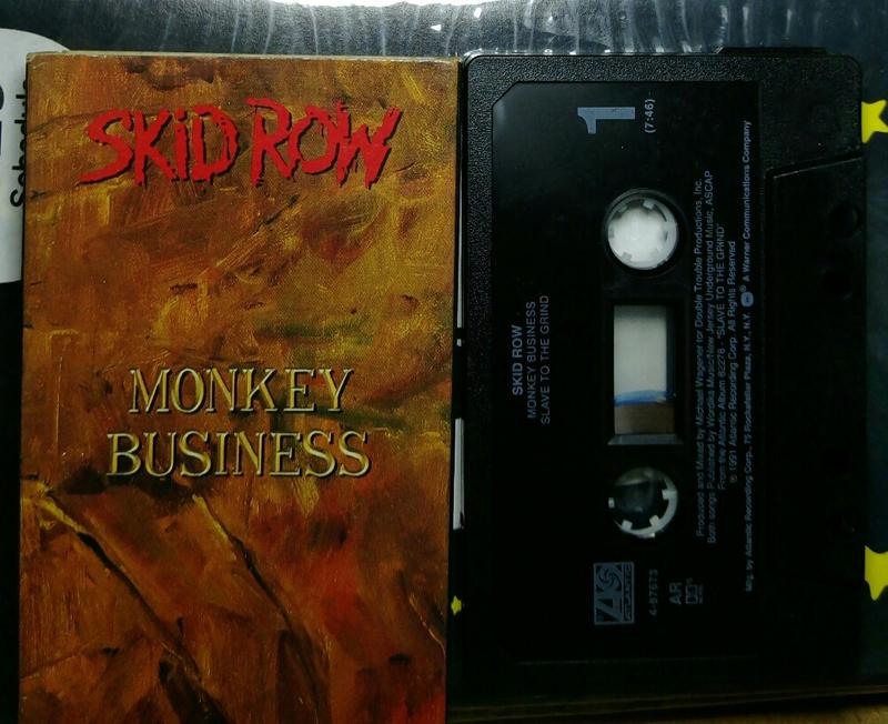 Monkey business/Skid row美版單曲卡帶