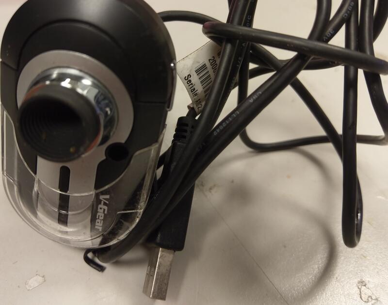 二手亞邁V-Gear webcam (上電有反應當測試報帳零件品