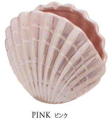 點點蘑菇屋 日本PBH粉紅珍珠貝殼色貝殼造型牙刷架 衛浴用品 筆筒 盆栽 牙膏架 現貨