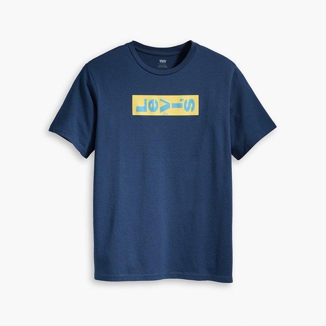 【W小舖】全新真品 Levi's 深藍色 男版 T恤 短袖 短T-Shirt 圓領~L69978