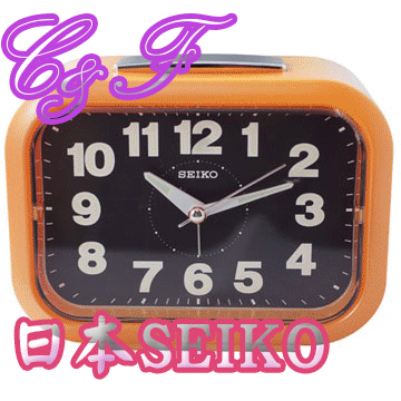 C&F 【日本SEIKO精工】QHK-026  超大鈴聲響鈴鬧鐘 掃描機心貪睡小夜燈 送禮 賴床