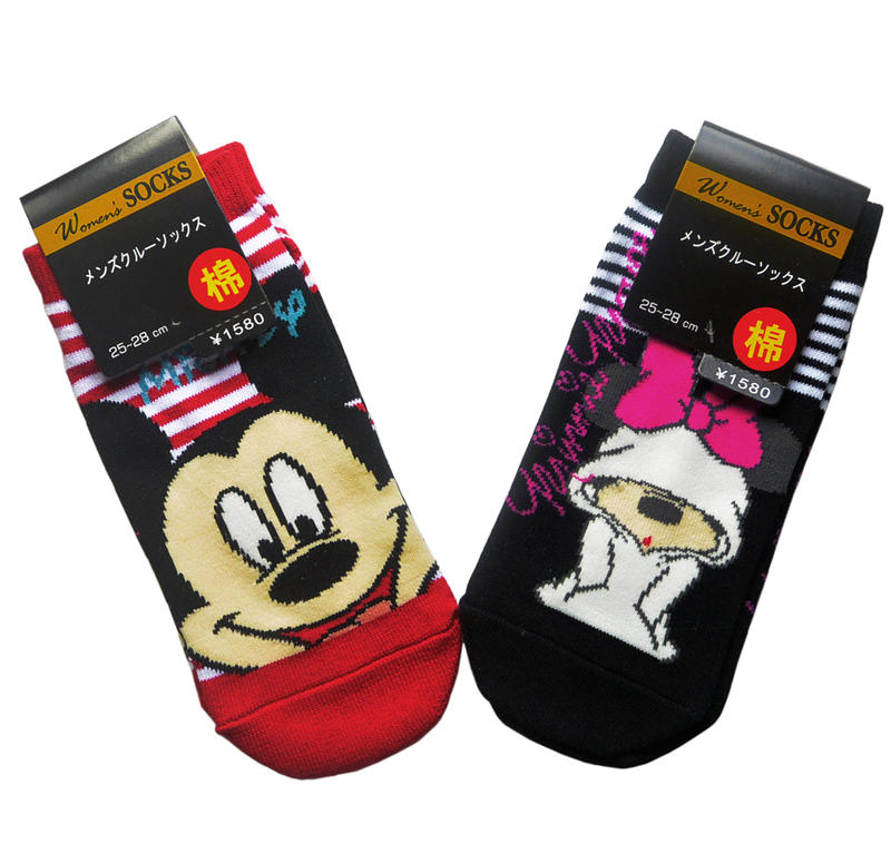 ♥獨樹衣閣♥ 日本 Disney 迪士尼 正品 米奇 & 米妮  可愛萌襪 短襪 襪子 隱形襪 船襪 踝襪