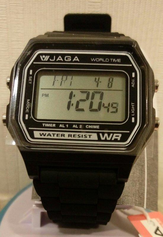 [黎黎屋]JAGA100%防水電子錶