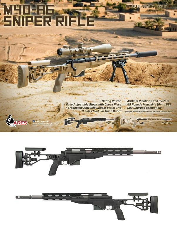 ARES M40A6 全金屬夢幻狙擊槍預購