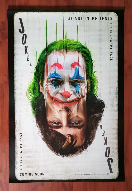 【原版海報】小丑 Joker (2019) 笑臉篇 錯字召回版 27x40吋 電影海報收藏