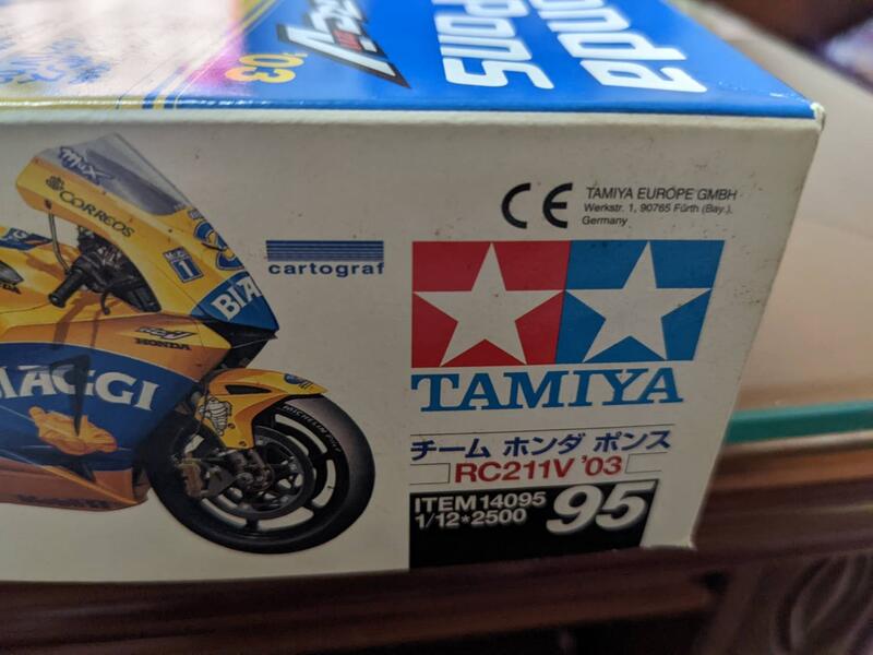 阿彰現貨] TAMIYA 田宮1/12 HONDA RC211V 03 卡多水貼+副廠水貼Biaggi