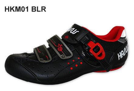 【簡單生活單車坊】(免運費) HASUS 硬底鞋 HKM01 BLR 黑紅款 自行車鞋 非卡鞋  參考 BANNARD 