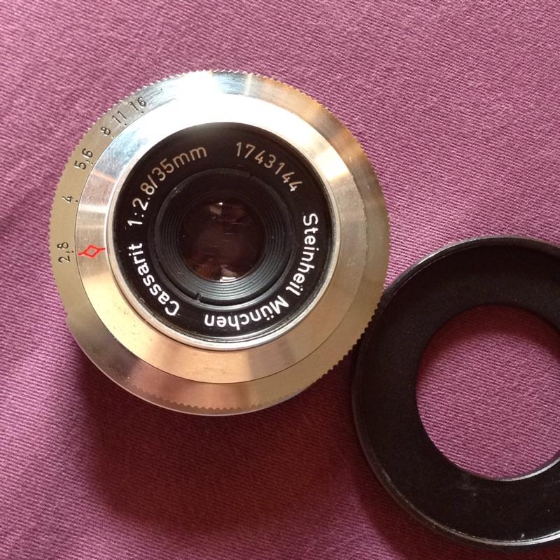 全新庫存品 西德海爾 STEINHEIL CASSARIT 35mm f2.8 M口 AFM 或 神力環使用