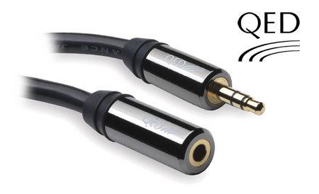 越點音響】英國QED Performance 3.5mm Headphone Extension 耳機延長線