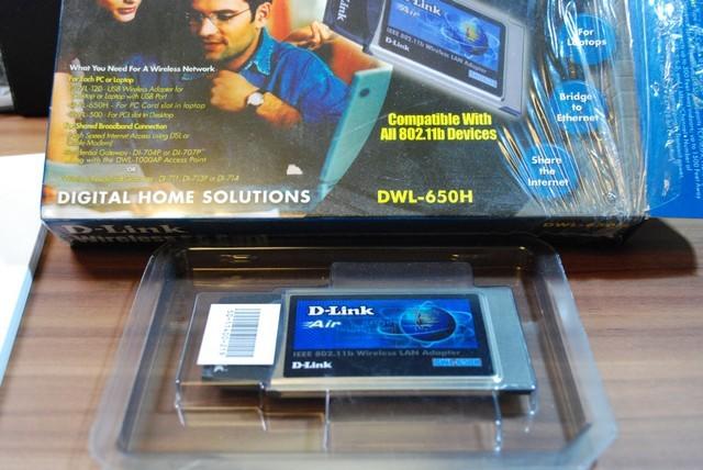 D-Link PCMCIA 無線網卡 DWL-650H 庫存新品 (筆電用)