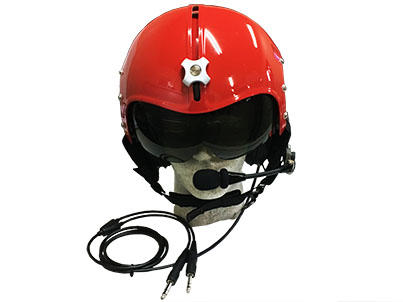 半罩式飛行頭盔 (紅)