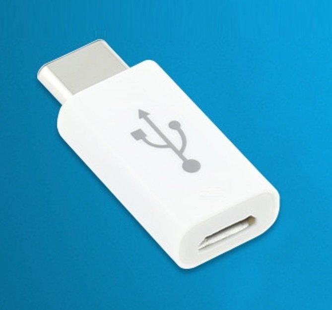 USB Type C (USB-C) (公) to Micro USB 2.0 (母) 快速 充電數據線 轉接頭