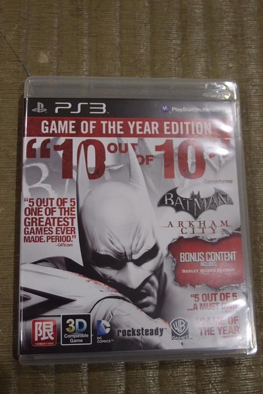 PS3 蝙蝠俠 阿卡漢城市 年度合輯版(亞英版)