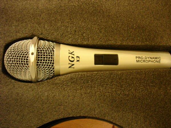 中和專業音響 NGK  X-3這支麥克風超好唱!音頻寬 動態夠  練歌 飆歌 一級商品 特價3800元