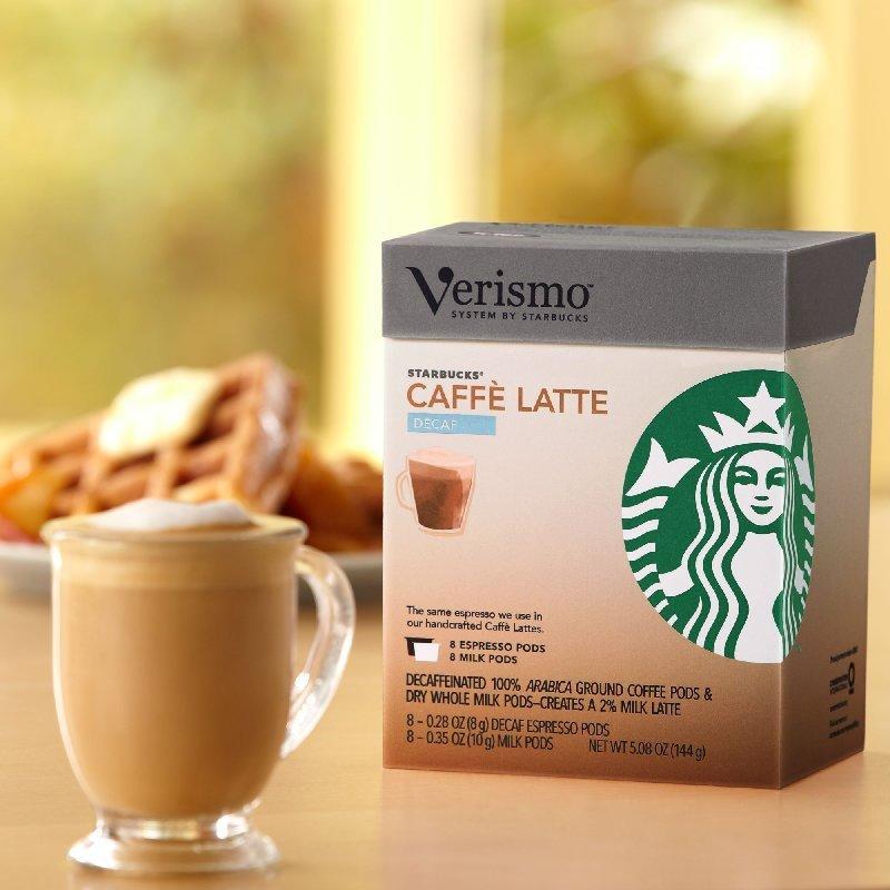 【Sunny Buy】◎預購◎星巴克單杯膠囊咖啡機專用膠囊 StarbucksVerismo&#x02122; Decaf Caffe Latte Pods低咖啡因拿鐵口味