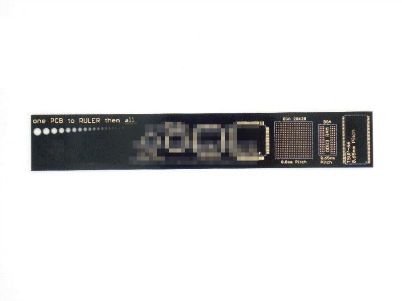 PCB Ruler PCB工程用尺 PCB封裝單位 電子工程師伴侶   w1 056 [8008442] 