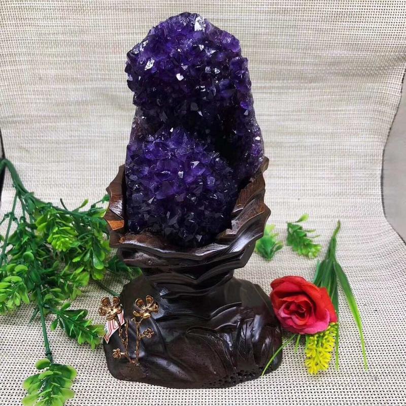 頂級烏拉圭紫晶花 1.8公斤