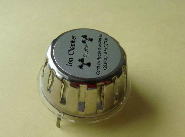 稀有放射性金屬 鋂Am-241離子式煙霧感測器 NIS-07 含微量放射性同位素Am-241