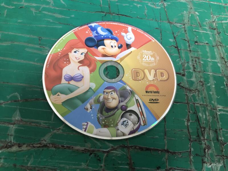 二手裸片 DVD 寰宇迪士尼 Disney's World of english 20th <Z140>