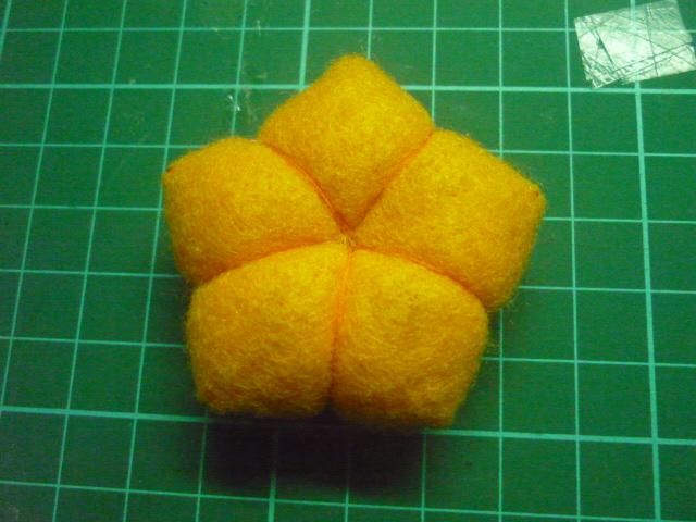 不織布和果子-淡橘色
