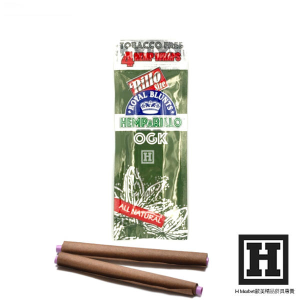 [H Market] 美國原裝進口 Royal Blunts OGK 雪茄紙 4入 Wraps 有機 麻纖維 Blunt