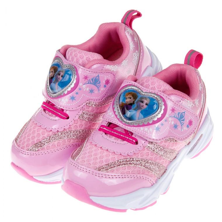 童鞋(17~21公分)Disney冰雪奇緣二代粉色姊妹款兒童電燈運動鞋B9S913G