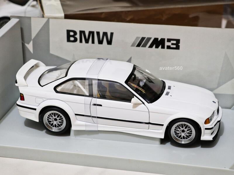 ☆ミニチャンプス 1/43 BMW M3 GTR E36 ストリート ホワイト（箱なし ...