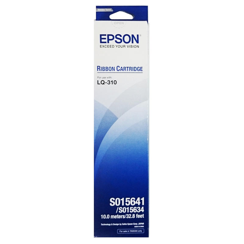 【文具通】原廠 EPSON 愛普生 LQ-310 印表機 色帶 C13S015641 E1060236